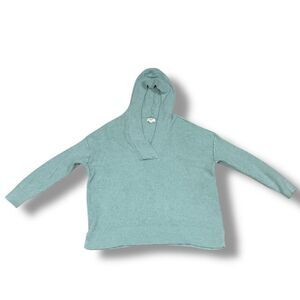 Aerie Aqua Oversized Pullover Hoodie Cozy Lounge Sweater Women’s Medium
